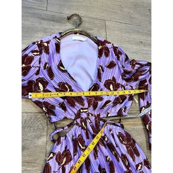 NWOT Jonathan Simkhai Londyn Collage Floral-Print Cutout Mini DRESS size M - Picture 10 of 12